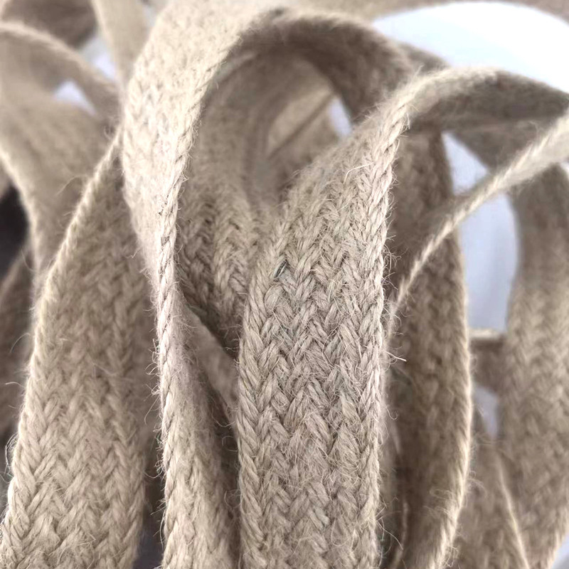 Maßgeschneiderte Größe 17 Geflechteter Jute-Gürtel biologisch abbaubar Öko-Natural 2,5 cm Webbing-Gürtel in Farben