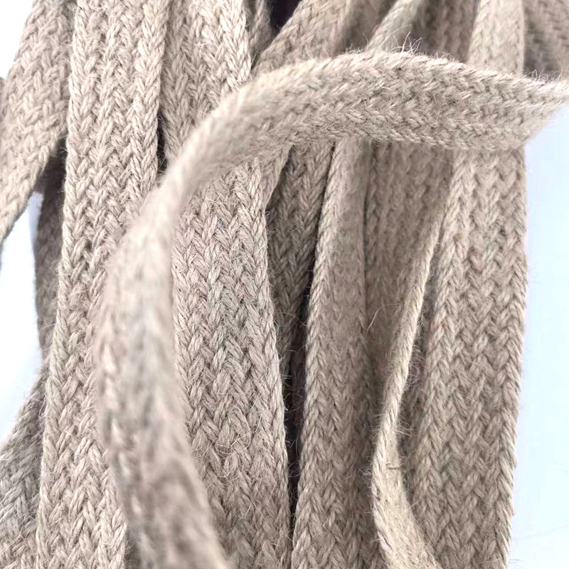 Maßgeschneiderte Größe 17 Geflechteter Jute-Gürtel biologisch abbaubar Öko-Natural 2,5 cm Webbing-Gürtel in Farben
