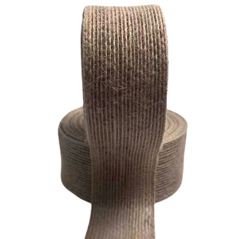 80% Jute 20% Polyesterband 10*10*4cm Webbing für nachhaltige und Geschenkdekoration