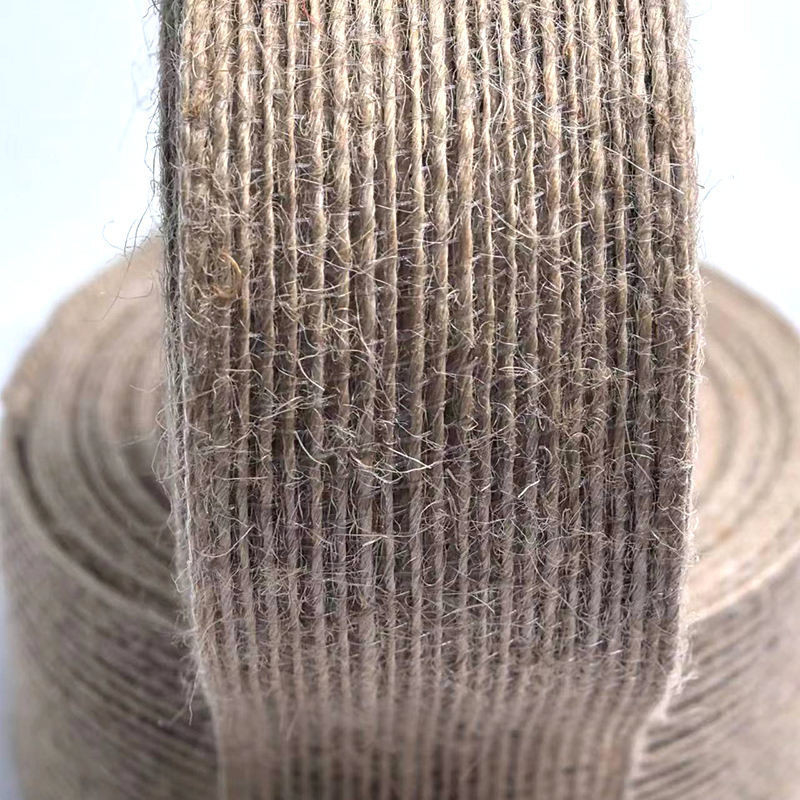 80% Jute 20% Polyesterband 10*10*4cm Webbing für nachhaltige und Geschenkdekoration