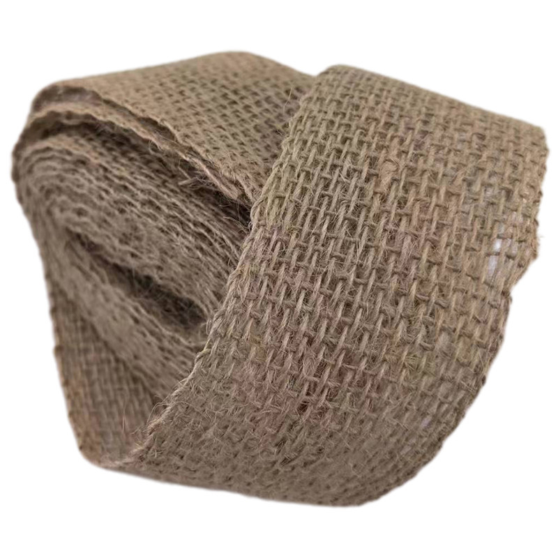 Nachhaltige 100% Jute-Kleidungsgegenstände Webbing-Gürtel Gewebter Rand Jute-Webbing für 2024