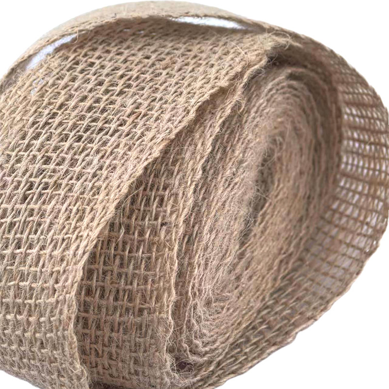 Nachhaltige 100% Jute-Kleidungsgegenstände Webbing-Gürtel Gewebter Rand Jute-Webbing für 2024