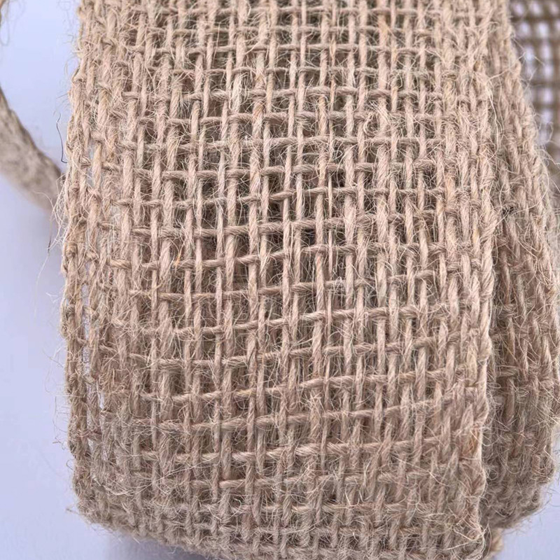 Nachhaltige 100% Jute-Kleidungsgegenstände Webbing-Gürtel Gewebter Rand Jute-Webbing für 2024