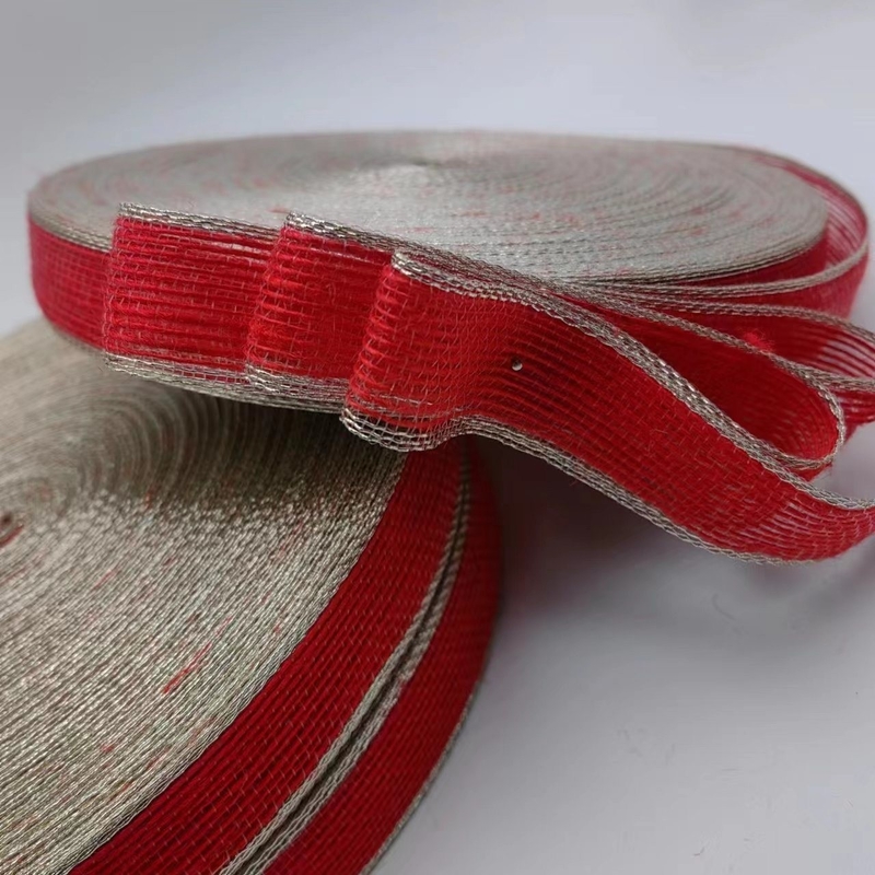 Farbenfrohe Fischergarne Jute Band Vorhang Haken Stoffband für Taschengürtel
