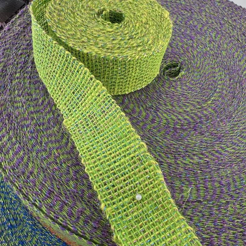 Direkt Lieferung 100% Jute Weihnachtsschmuck Jute Band für Kleidung