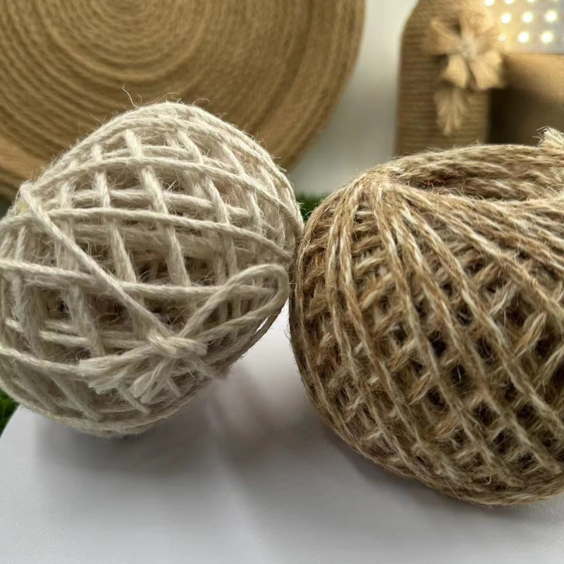 Zuhause Textil Jute Geflechtetes Seil mit umweltfreundlichen Farbstoffen von Farbseilherstellern