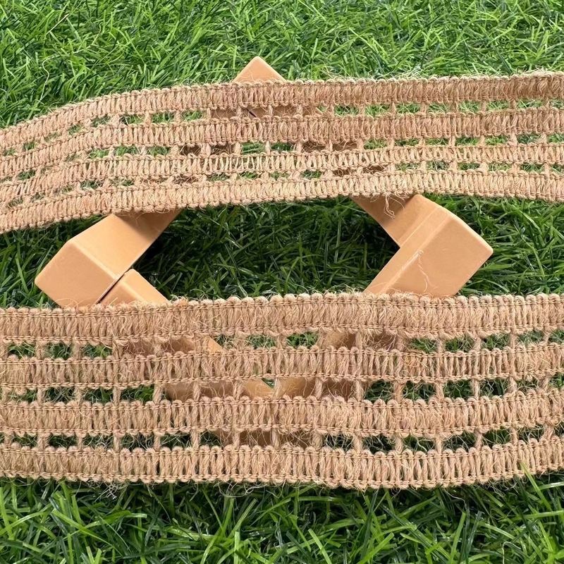 70% Jute 30% Polyester Umweltschonendes Dekorationsband für die Herstellung von abbaubarem Jute