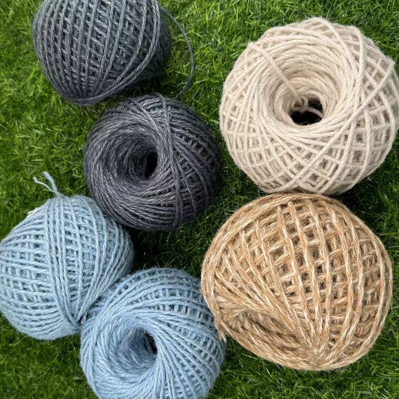 Natürliche Farbe Jute-Seil angepasst Umweltschutz und Geschenkdekoration
