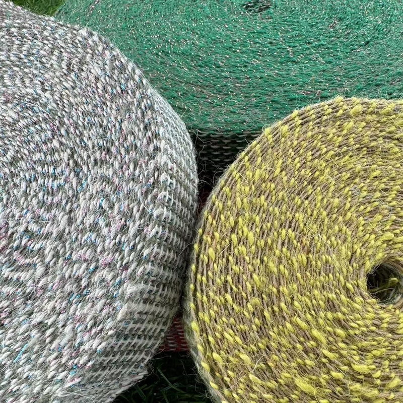 Maßgeschneiderte reine natürliche Jute Farbe Jute Band für Geschenkverpackung Webbing