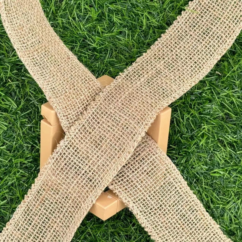 Komfortable Jute-Gitterband für nachhaltige Wohnkultur Natürlich und umweltfreundlich